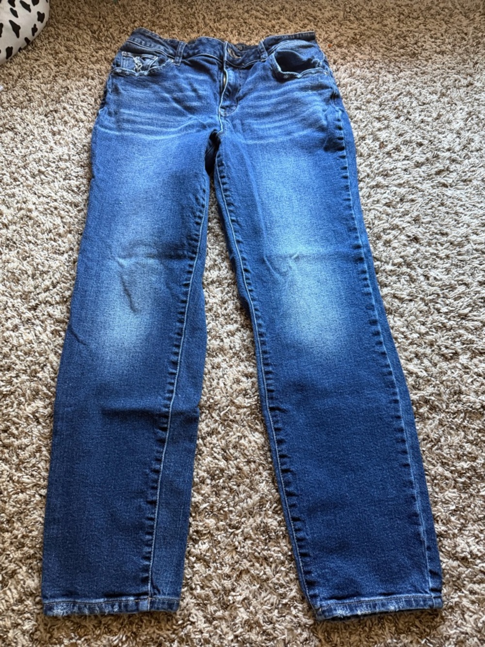 Maurices Medium Blue Straight-Leg Jeans